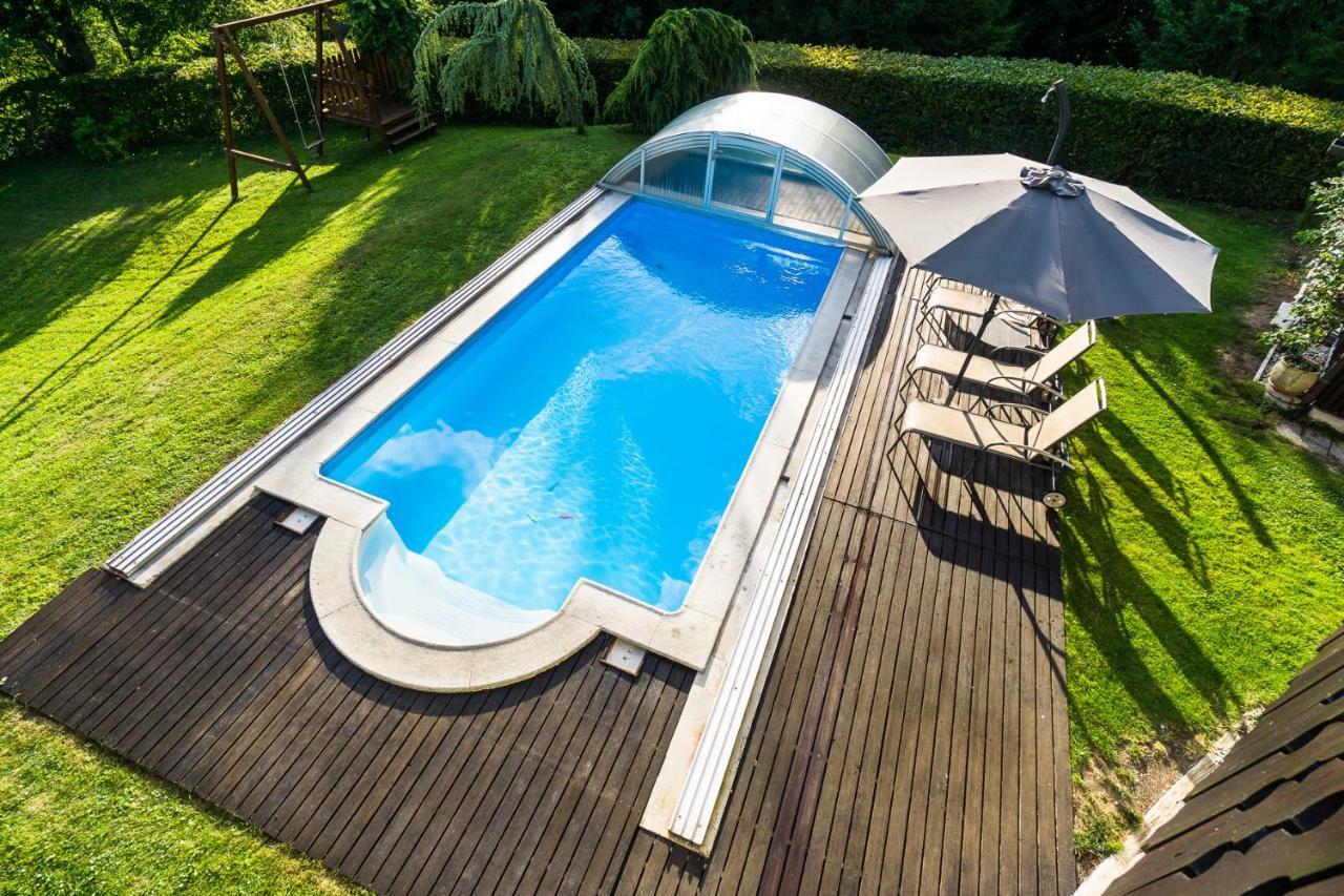Holiday House In Nature With Pool, Pr Matazic Kamnik Buitenkant foto